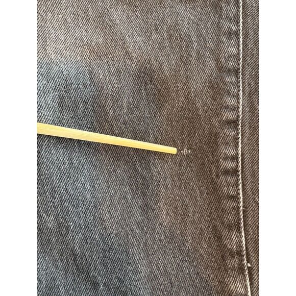 Mens SUPREME Stone Washed Black Slim Button-Fly Jeans Size 30X30 - Picture 10 of 10